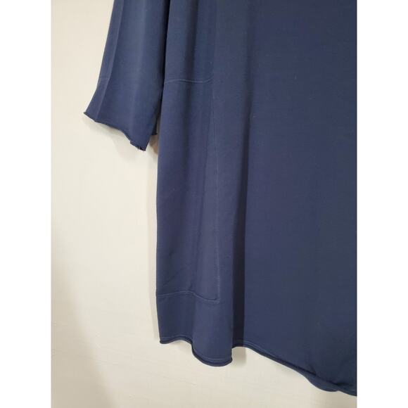 Urban Muu Muu Lounge Dress Short Tunic Pockets Sweatshirt Supima Cotton Modal - Picture 2 of 10